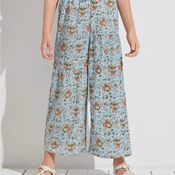 Paper bag waist wide leg pants 9 - Picture 13 of 14